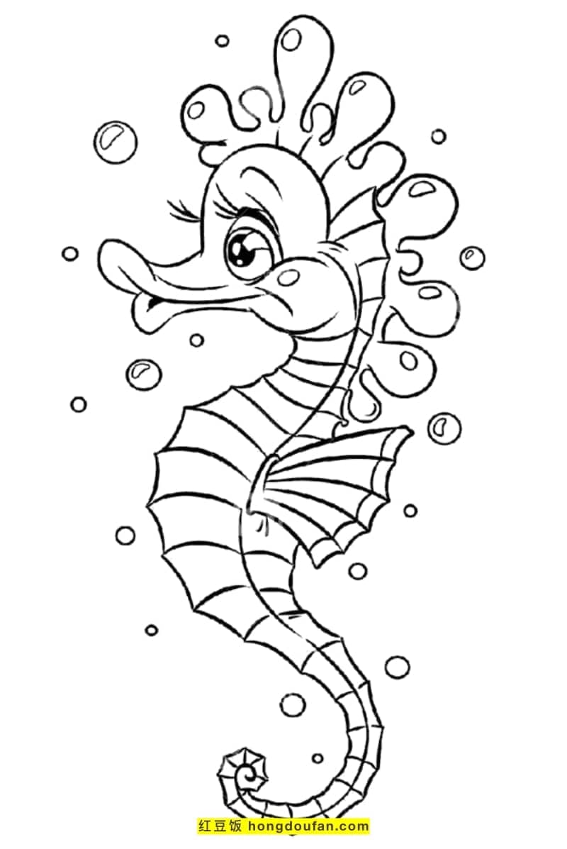 海底生物怎么画